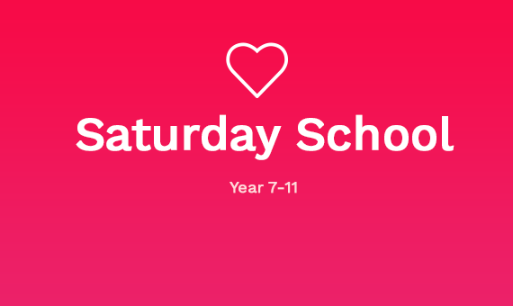 Saturday School KS3-4 (Year 7-11)